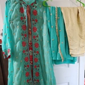 Open jacket style dress